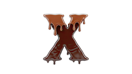 Chocolate Letter X