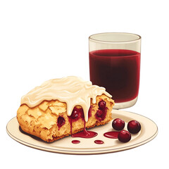 Hot Tea Beverage with Chocolate Chip Cookies &ndash; Cozy Snack.hot tea beverage, tea with chocolate chip cookies, cozy snack, tea and cookies, hot tea cup, chocolate chip cookies snack, cozy tea break, tea