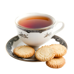 Hot Tea Beverage with Chocolate Chip Cookies &ndash; Cozy Snack.hot tea beverage, tea with chocolate chip cookies, cozy snack, tea and cookies, hot tea cup, chocolate chip cookies snack, cozy tea break, tea