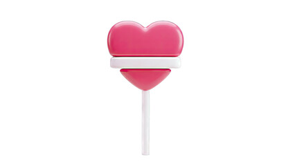Heart-Shaped Lollipop