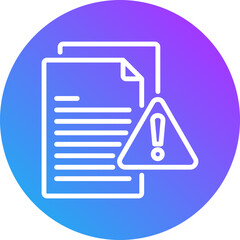 Fake document icon for dishonesty , website, application, printing, document, poster design, etc