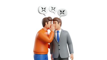 Whispering secrets and anger