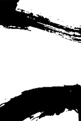 余白を活かした筆背景素材