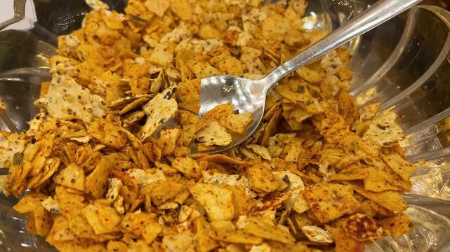 Papad and Aloo papad Churi favourite dish of Rajasthani people