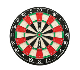 A dartboard with darts on it.