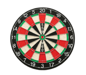 A dartboard with darts on it.