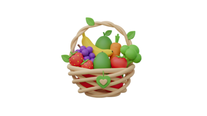 3D rendering of a cartoon nurse character holding a heart, wearing medical attire, isolated on white background