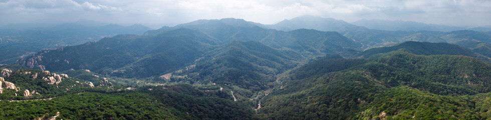 Fototapeta premium Layer upon layer of mountain scenery