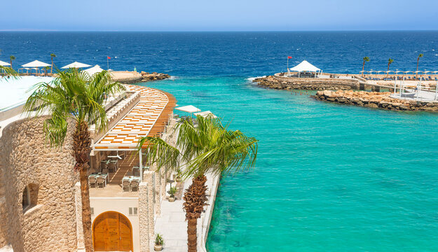 View of Sahl Hasheesh, Hurghada, Egypt for background