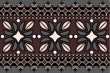 Seamless floral pattern collection featuring abstract botanical flowers and organic flowing shapes. Decorative repeating design with a modern vintage color palette, suitable for textile, fabric