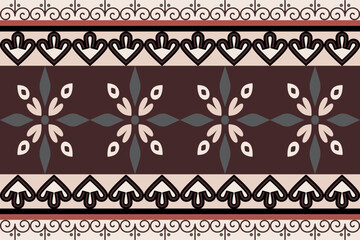 Seamless floral pattern collection featuring abstract botanical flowers and organic flowing shapes. Decorative repeating design with a modern vintage color palette, suitable for textile, fabric