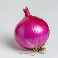 Harvesting fresh purple onion kitchen food photography bright lighting close-up nature's bounty