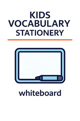 Kids Vocabulary Stationery Whiteboard