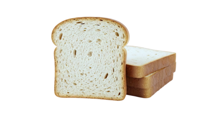 Stack of Sliced White Bread