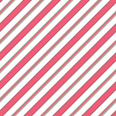 Seamless Stripe Pattern Diagonal Background in Highlighter Pink Cinnapink Vector