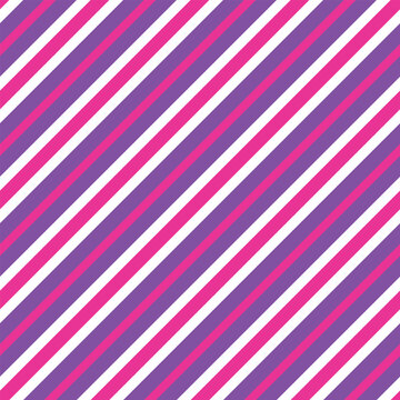 Ms. Pac Man Kiss White Digital Violets Stripe Pattern Seamless Vector Background