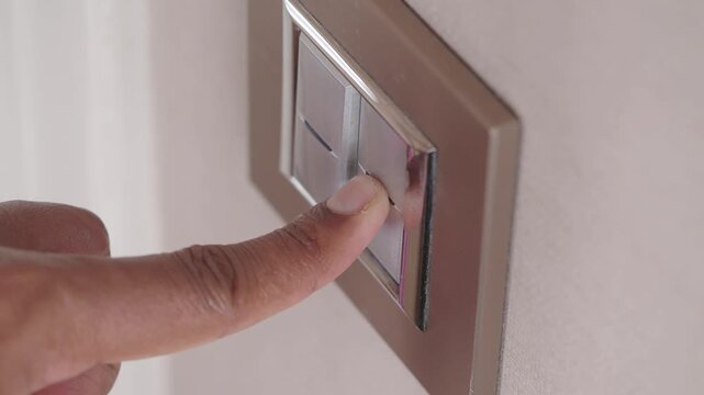 Learning how to use a light switch for the first time