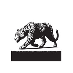 leopard in stalking pose © Kenotia