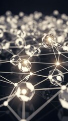 Network Connection Structure with Shining Nodes.