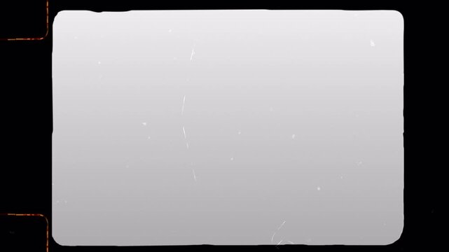 Vintage 16mm Film Border &ndash; Expired Film Burn Overlay 4K