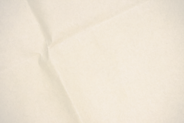 Wrinkled paper texture isolated on transparent background with copy space. 