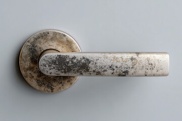 Dirty door handle hygiene risk