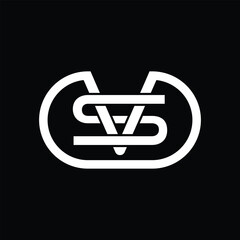 Intertwined SV Monogram Logo
