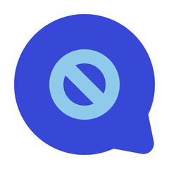 Obraz premium chat bluetone icon set