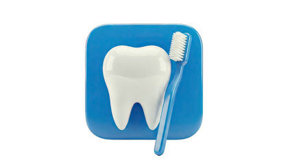 Toothbrush and Tooth Icon