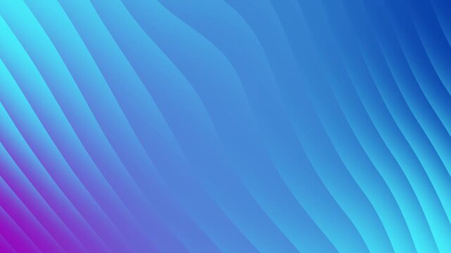 Abstract blue wave corporate 4k animation background seamless looping