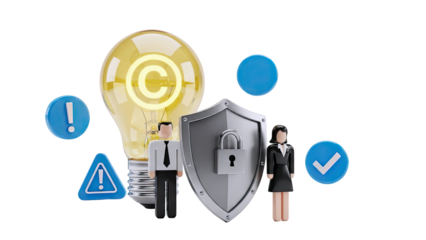 Copyright protection of intellectual property and ideas