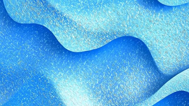 Blue and white abstract wavy pattern