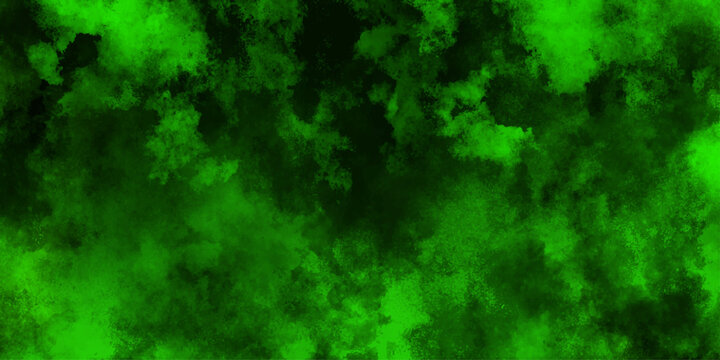 abstract cloud and vapor texture background. Black and green smoke aquarelle smudge illustration abstract white Fog or smoke color isolated background , Abstract Painted Illustration. Brush