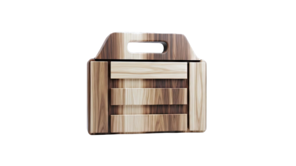 Wooden Crate with Handle