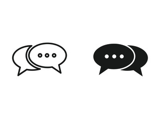 Obraz premium Communication icons representing conversation and messaging