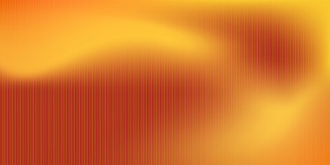 Red orange yellow ribbed glass. Vector ribbed glass texture background. Mesh gradient. acrylic ribbed bath surface. Reeded glass background semitransparent overlay. Bath wall window