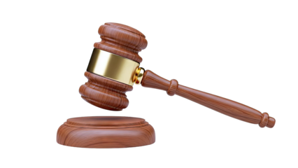 Wooden Gavel and Sounding Block