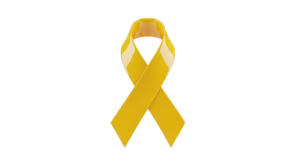 Yellow Awareness Ribbon