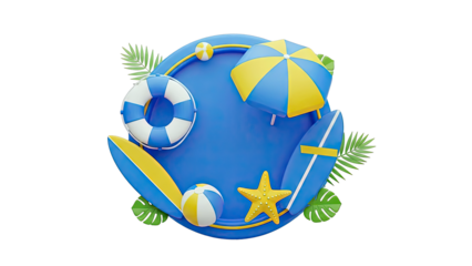 Summer Beach Elements