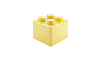 Yellow Building Block Toy