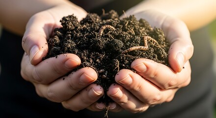 Close-Up of Hands Holding Freshly Harvested Premium Cannabis Buds with Glistening Trichomes in Warm Natural Sunlight High-Quality Organic Marijuana Flower for Cultivation or Wellness