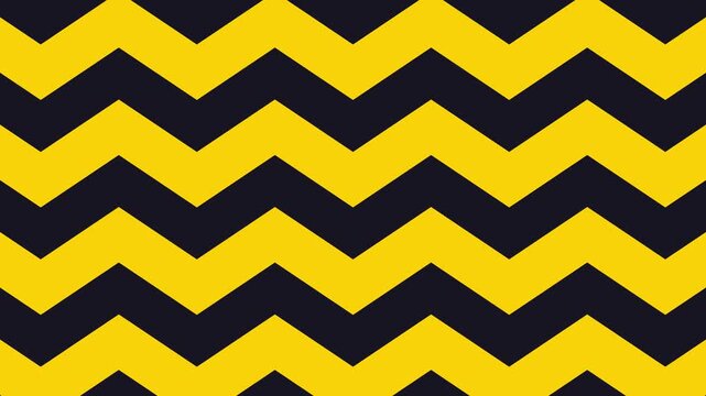 Dark Blue and Yellow Zigzag Pattern Background seamless