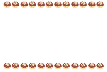 かわいいたこ焼きのメッセージフレーム