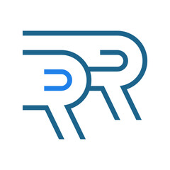 Letter R logo design
