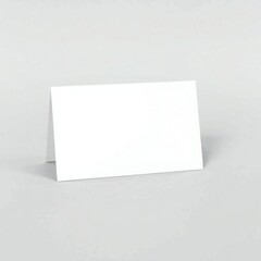 Fototapeta premium Blank white card with scalloped edges on a gray background