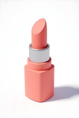 lipstick 3d rendering isolated on white background cartoon plastic style icon