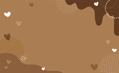 チョコレート背景イラスト素材