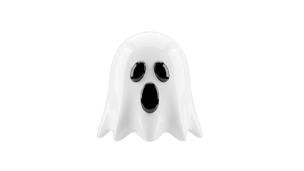 Surprised 3D Ghost Icon