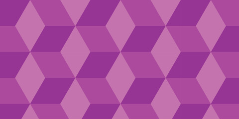 Obraz premium simple magenta 3d cube pattern art for banner poster background.