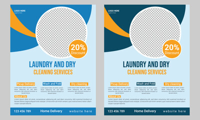 Laundry and Dry Cleaning Flyer Template